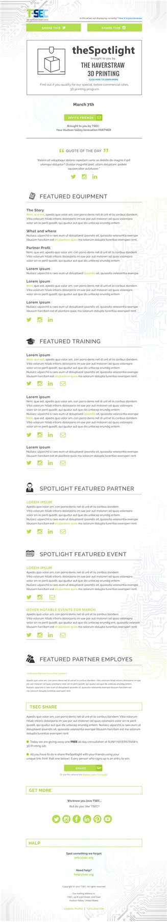 Newsletter T-SEC theSpotlight