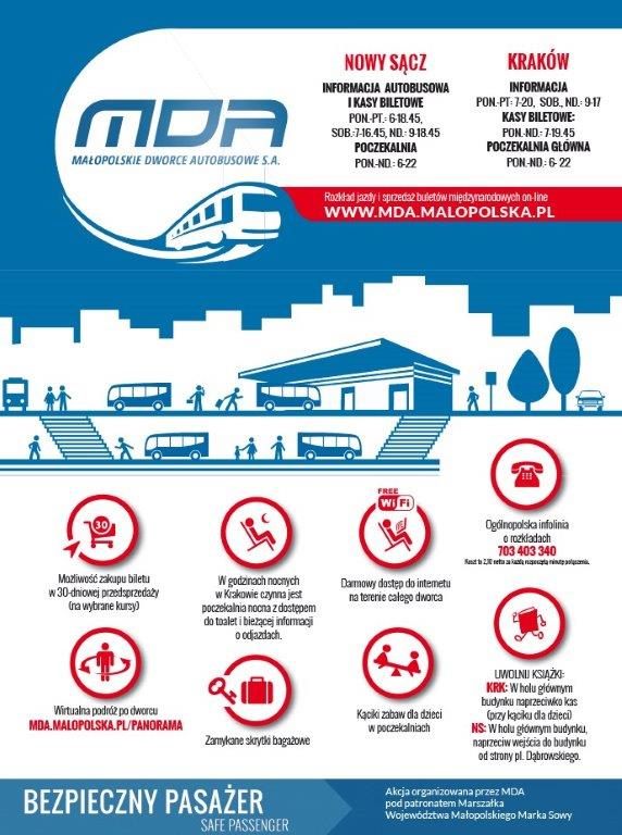 Reklama MDA Bezpieczny Pasażer