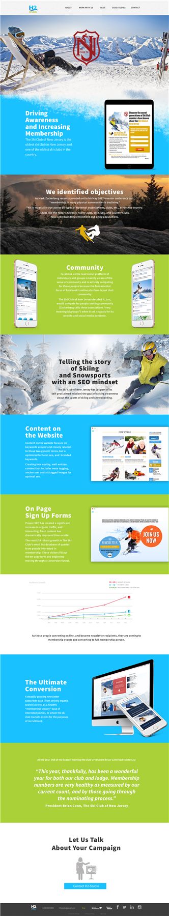 Case study Ski Club USA